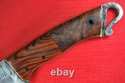 Custom Bison by Allen Surls. 16 01 Blade, Full Ironwood/Cocobolo Handle CurlyQ