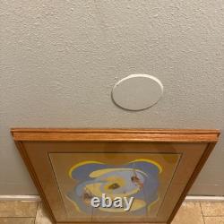 DON SCHULLHOUSE 1981 Serigraph Print Native American Bison Art Southwestern