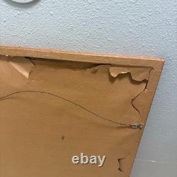 DON SCHULLHOUSE 1981 Serigraph Print Native American Bison Art Southwestern