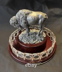 Danbury Mint U. S. Buffalo Nickels In Crystal Slabs, 1918-1938, Rotary Display