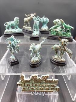 Daniel Philip Kronberg Miniature Bronze Statue Prarie Vagabond Bison Buffalo