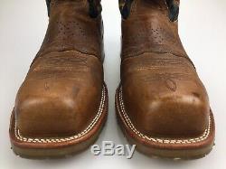 Double H Bison Square Steel Toe ICE Roper Work WESTERN Boots DH3551 Mens 11.5 D