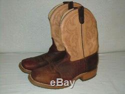 Double H DH4305 GRAHAM Bison Square (SOFT TOE) WESTERN Boot MEN'S SIZE 13 2E