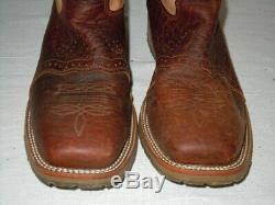 Double H DH4305 GRAHAM Bison Square (SOFT TOE) WESTERN Boot MEN'S SIZE 13 2E