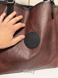 Duluth Pack Bison Leather Market Tote Brown