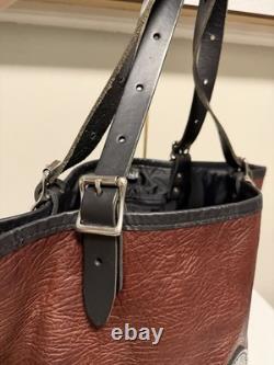 Duluth Pack Bison Leather Market Tote Brown