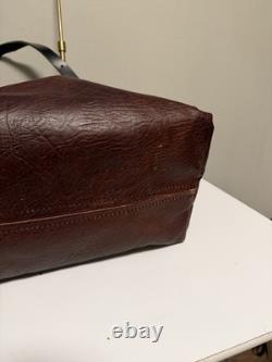 Duluth Pack Bison Leather Market Tote Brown
