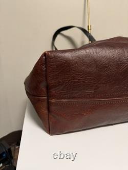 Duluth Pack Bison Leather Market Tote Brown