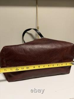 Duluth Pack Bison Leather Market Tote Brown
