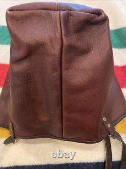 Duluth Pack Bison Leather Market Tote VGUC