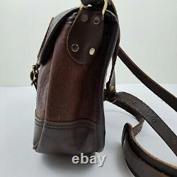 Duluth Pack Bison Leather Medium Shell Purse Brown Made in USA