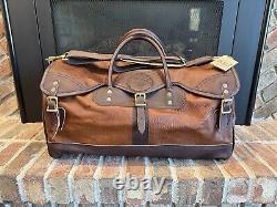 Duluth Pack Bison Leather Sportsman's Duffel, 48 Liters New With Tags