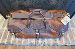 Duluth Pack Bison Leather Sportsman's Duffel, 48 Liters New With Tags