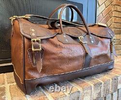 Duluth Pack Bison Leather Sportsman's Duffel, 48 Liters New With Tags