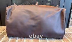 Duluth Pack Bison Leather Sportsman's Duffel, 48 Liters New With Tags