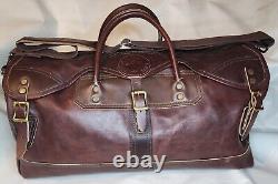 Duluth Pack Bison Leather Sportsman's Duffle Bag