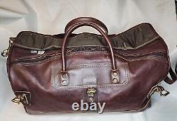 Duluth Pack Bison Leather Sportsman's Duffle Bag