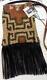 ETERNAL PERSPECTIVE Bison Leather Fringe Coachella Artisan Carpet Fall Handbag