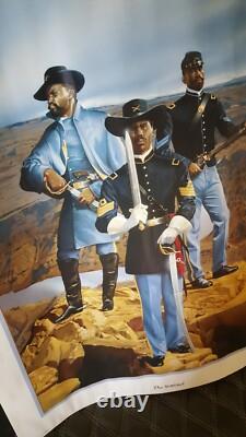 Edward Clay Wright (The Sentinel)Buffalo Soldiers Art Print 28 X 22