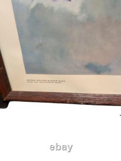 Emilie Touraine Print of Bison/Buffalo Phillip Whitehawk's Album Encore Signed