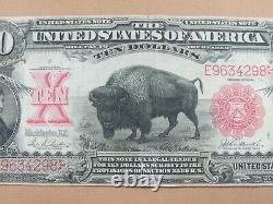 FR 119 1901 $10 Legal Tender Bison Note VF Parker/Burke 298