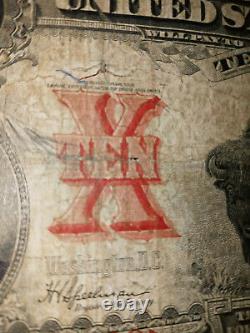 FR 122 $10 United States Note the BISON 1901 Speelman/White signatures