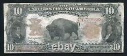 Fr. 115 1901 $10 Ten Dollars Bison Legal Tender United States Note Very Fine