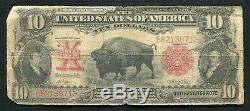 Fr. 116 1901 $10 Ten Dollars Bison Legal Tender United States Note