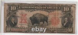 Fr. 118 1901 $10 Ten Dollars BISON Legal Tender Note (sign Napier & McClung)