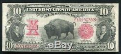Fr. 119 1901 $10 Ten Dollars Bison Legal Tender United States Note Very Fine+