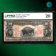 Fr. 119 1901 $10 Ten Dollars Legal Tender Note BISON PMG 20, 03205