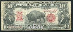 Fr. 120 1901 $10 Ten Dollars Bison Legal Tender United States Note Very Fine