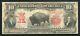 Fr. 122 1901 $10 Ten Dollars Bison Legal Tender United States Note Very Fine(d)