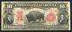 Fr. 122 1901 $10 Ten Dollars Bison Legal Tender United States Note Very Fine(f)