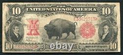Fr. 122 1901 $10 Ten Dollars Bison Legal Tender United States Note Very Fine(f)