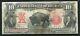 Fr. 122 1901 $10 Ten Dollars Bison Legal Tender United States Note Vf (g)