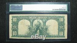 Fr 122 1901 $10 Ten Dollars Large Size Bison United States Note Pmg Vf 20