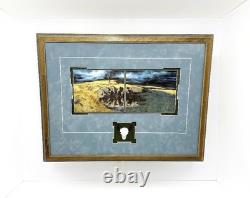 Framed Calling the Buffalo Print Bev Doolittle Soutwestern Art Custom Mat Skull