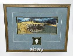 Framed Calling the Buffalo Print Bev Doolittle Soutwestern Art Custom Mat Skull