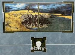 Framed Calling the Buffalo Print Bev Doolittle Soutwestern Art Custom Mat Skull