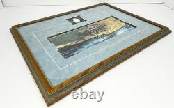 Framed Calling the Buffalo Print Bev Doolittle Soutwestern Art Custom Mat Skull