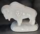 Frankoma Pottery White Buffalo Bison Joniece Frank Limited Edition 882 Of 2000