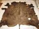 GENUINE TANNED AMERICAN BUFFALO / BISON HIDE RUG appx. 54 Wide X 54 Long
