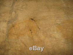 GENUINE TANNED AMERICAN BUFFALO / BISON HIDE RUG appx. 54 Wide X 54 Long