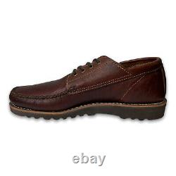 GOKEY Orvis Mens Bison Leather Sauvage Oxford Camp Shoes Vibram Sole Size 9 D