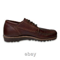 GOKEY Orvis Mens Bison Leather Sauvage Oxford Camp Shoes Vibram Sole Size 9 D