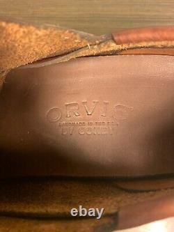 GOKEY x Orvis Bison Leather Sauvage Oxford Shoes Vibram Soles Men's Size 9EE