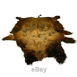 Glacier Wear First Quality Buffalo Bison Robe Hide Rug #0986