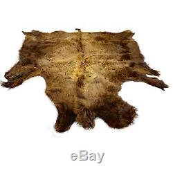 Glacier Wear First Quality Buffalo Bison Robe Hide Rug #1507