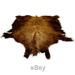 Glacier Wear First Quality Buffalo Bison Robe Hide Rug #1511